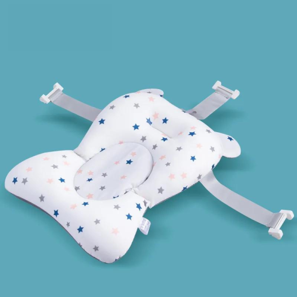 Coussin Bain Bébé Antidérapant Blanc