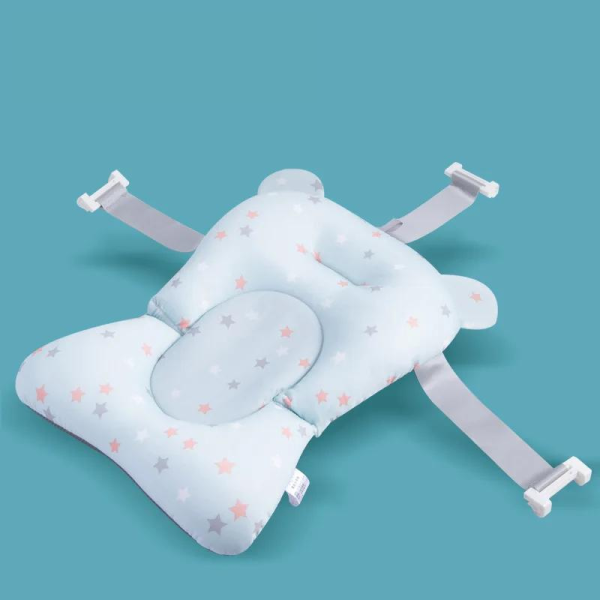 Coussin Bain Bébé Antidérapant Blanc