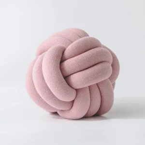 Coussin En Nœud Rose Sombre