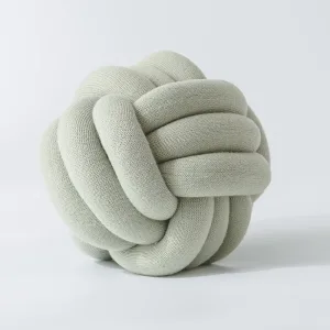 Coussin En Nœud Vert Sombre