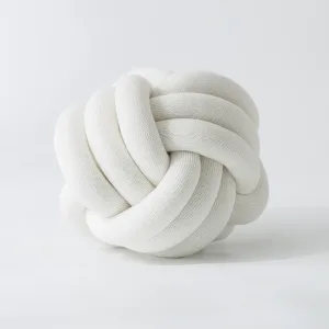 Coussin En Nœud Blanc