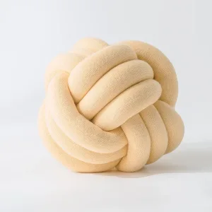 Coussin En Nœud Jaune