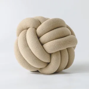 Coussin En Nœud Khaki
