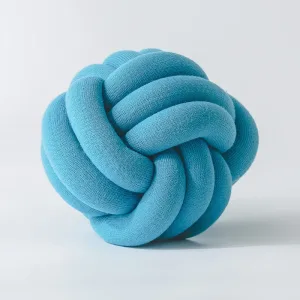 Coussin En Nœud Bleu Corail
