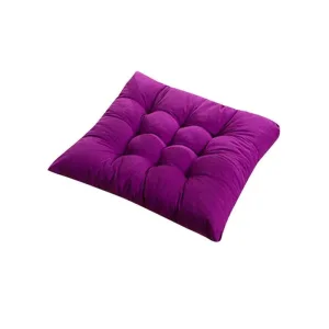 Coussin Carré Antidérapant Violet Foncé