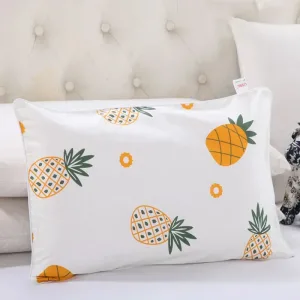Coussin Bébé Lit Blanc Ananas