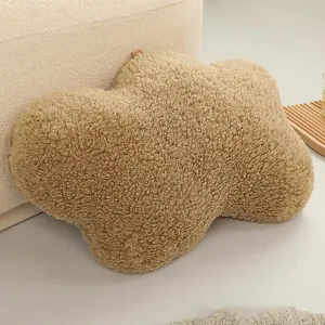 Coussin Nuage En Peluche Khaki