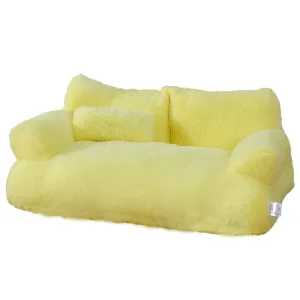 Coussin Lit Pour Chats Et Chiens Jaune