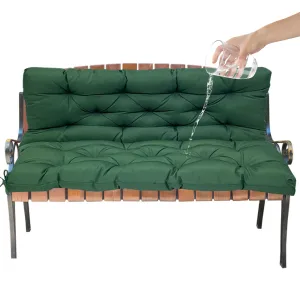 Coussin Imperméable Banc Jardin Vert Foncé