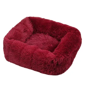 Coussin Douillet Pour Chiens Et Chats Rouge