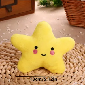 Coussin À Fleur En Peluche Jaune
