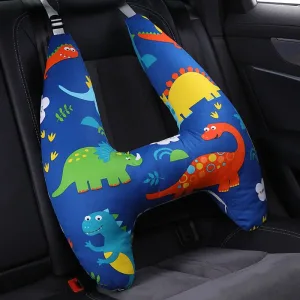 Coussin De Voyage Enfant En U Bleu Émotif Jurassic