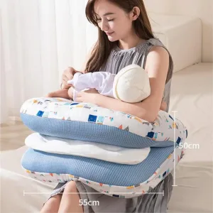 Coussin D'allaitement Bleu