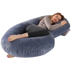 Grand Coussin De Grossesse C Multifonctions Gris Foncé