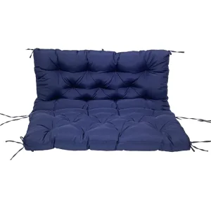 Coussin Imperméable Banc Jardin Bleu Marine