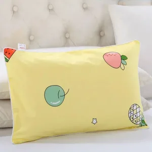 Coussin Bébé Lit Jaune Imprimé Fruit