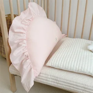 Coussin Bébé Avec Volants Rose