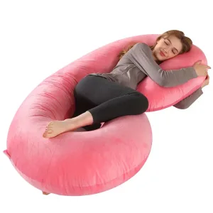 Grand Coussin De Grossesse C Multifonctions Rose