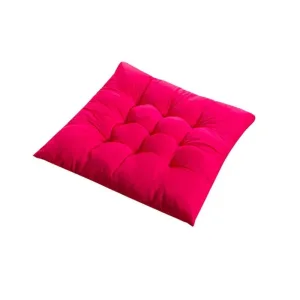 Coussin Carré Antidérapant Rose Foncé