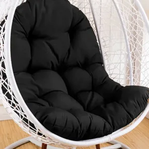 Coussin Chaise Hamac Extérieur Noir