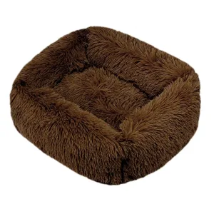 Coussin Douillet Pour Chiens Et Chats Marron Foncé
