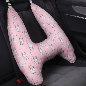 Coussin De Voyage Enfant En U Rose