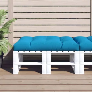 Coussin Palette Bleu 120x80x10 Cm