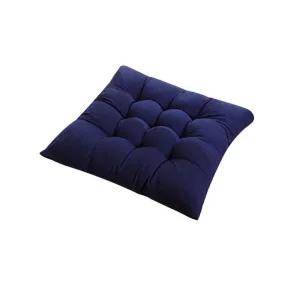 Coussin Carré Antidérapant Bleu Marine