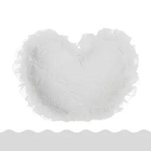Coussin En Dentelle Blanche Style Princesse Coeur