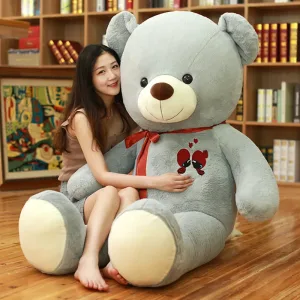 Coussin Géant Peluche Ours Mignon 60-100cm
