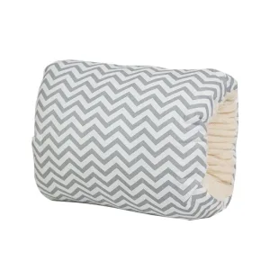 Coussin De Bras D'allaitement Confortable Pour Bébé Blanc Rayure Gris