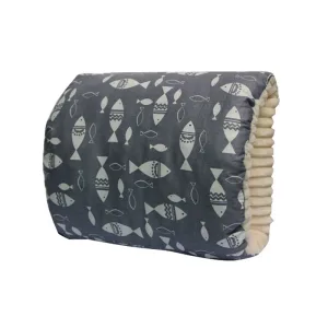 Coussin De Bras D'allaitement Confortable Pour Bébé Gris Foncé Poisson